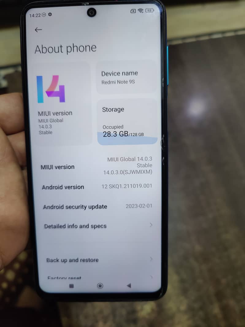 Redmi Note 9s | 6/128 | Aurora Blue | Duel Sim | PTA Approved 5