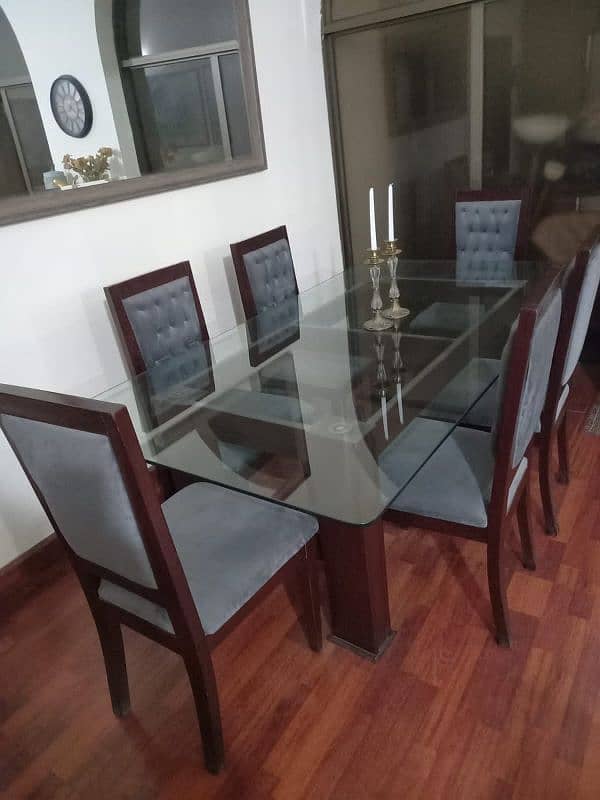 6 Seater Dining Table Set 2