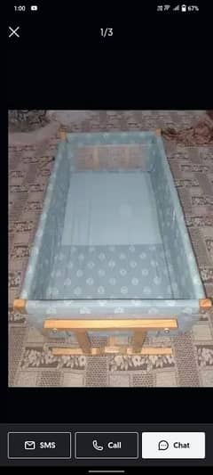 baby wooden cot . . .
