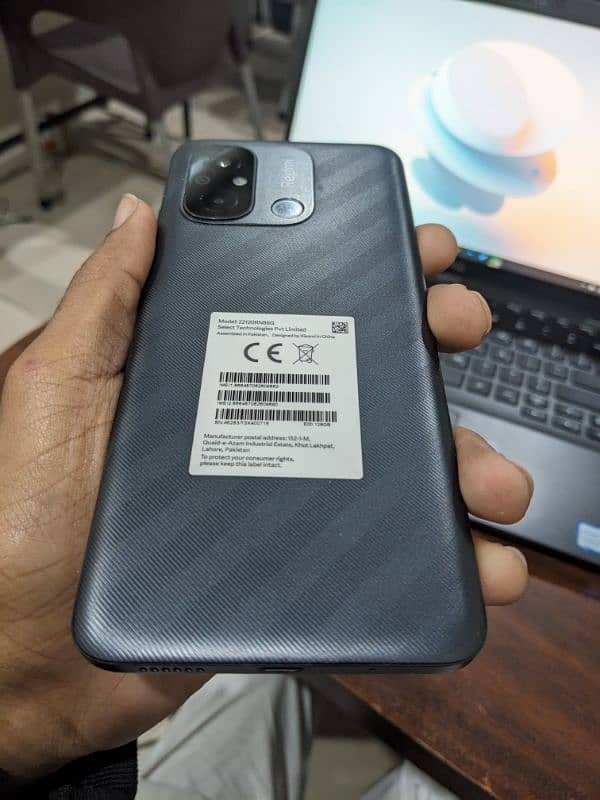 Redmi 12 C Black colour with box And Original Charger 2