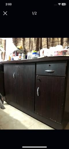 3 Door Cabinet with drawer