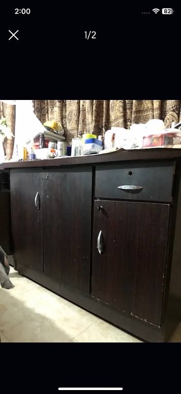 3 Door Cabinet with drawer 0