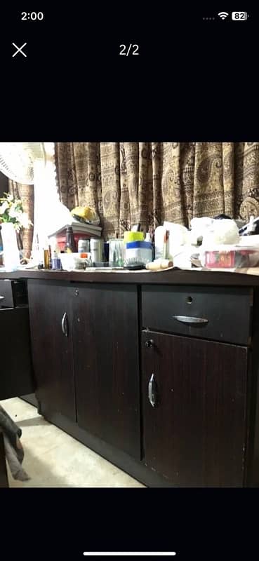 3 Door Cabinet with drawer 1