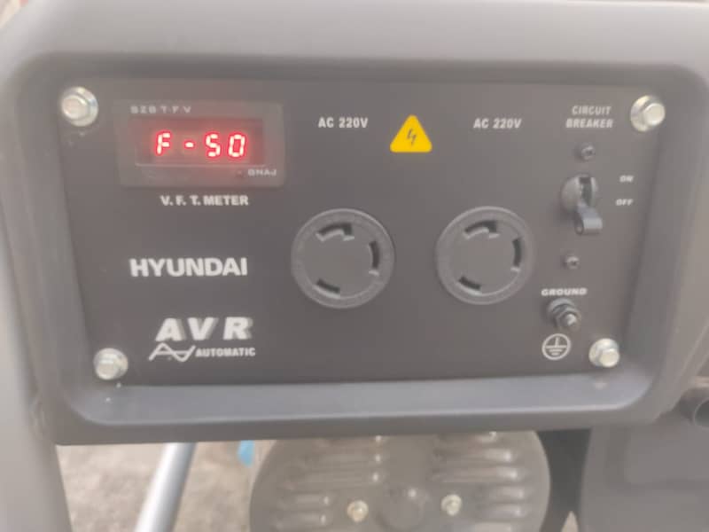 Hyundai Portable Generator HGS3500 3KVA 9