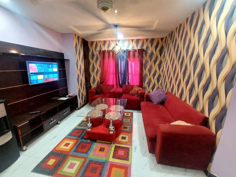 2bed funished luxury apartment for rent in soan garden markaz 0