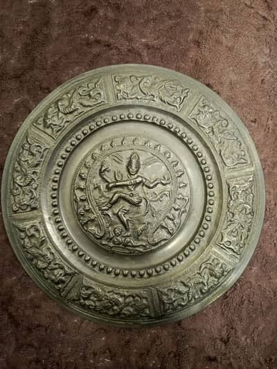 Antique Indian1873 Brass wall