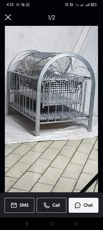 baby cot and bed 1