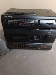 speakers with FM RADIO set old