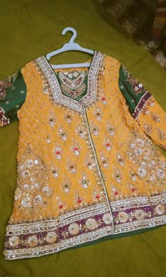 Mehandi bridal dress