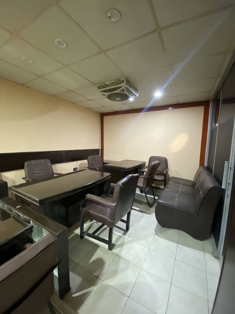 SHOP AVAILABLE FOR RENT FULLY FURNISHED ( BEST FOR OFFICE USED) OPPOSITE TO PIA GARDEN 0