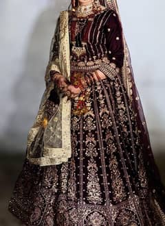 Heavy bridal lehenga