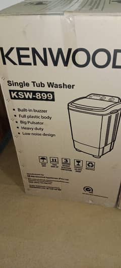 kenwood washing machine & Homeage dryer 10 kg for sale