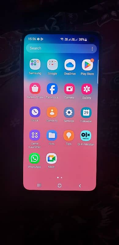 Samsung s10. E dual sim with box 10.10 condition dual pta approved 12