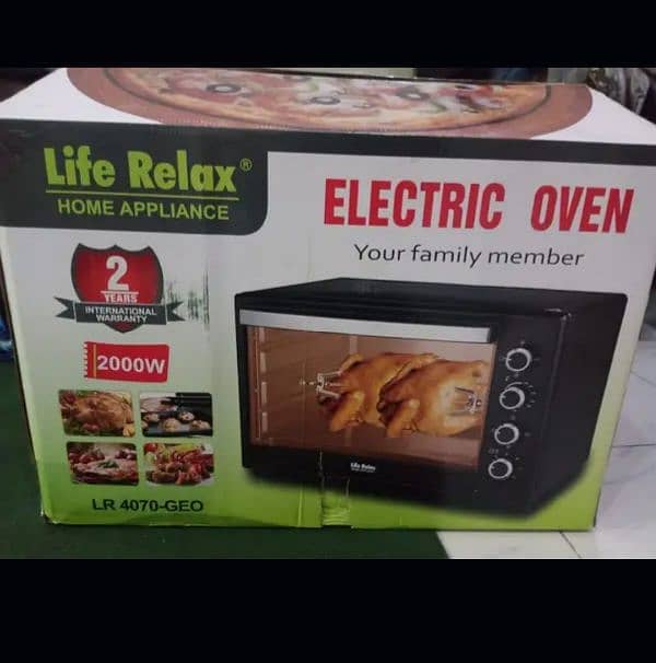 Life relax electric microwave oven 70litr li8 n fan bake,roast n more 0