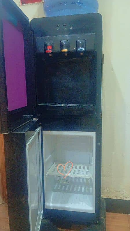 homage water dispenser with refrigerator with stand 2