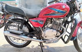 Suzuki GS 150 2024 red color