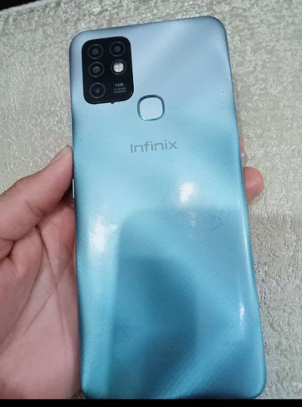 Infinix hot 10 64gb rom 4gb ram 1