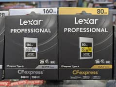 Lexar CF express Type A and Type B and XQD Card For Sony and All model