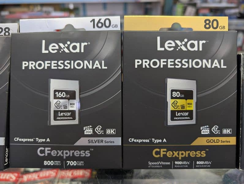 Lexar CF express Type A and Type B and XQD Card For Sony and All model 0