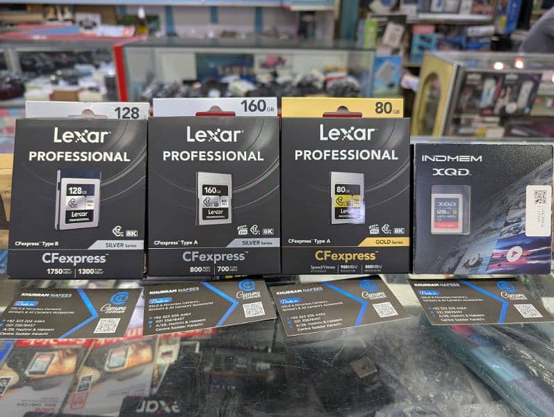 Lexar CF express Type A and Type B and XQD Card For Sony and All model 2