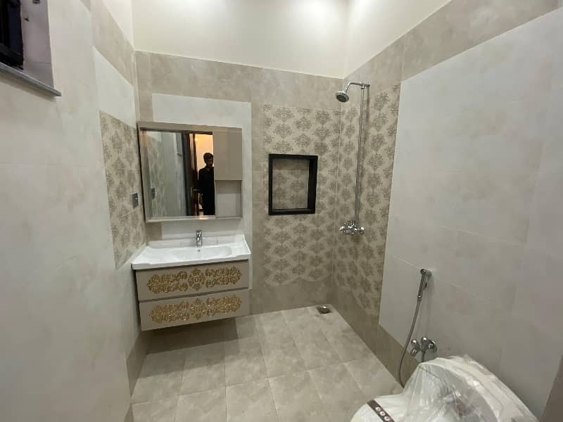 5 Marla Brand New Super Luxury Ultra Modern Design 60 Feet Road House For Sale In DHA Rahbar 10