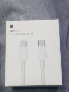 Type c to type c Apple cable for Macbooks