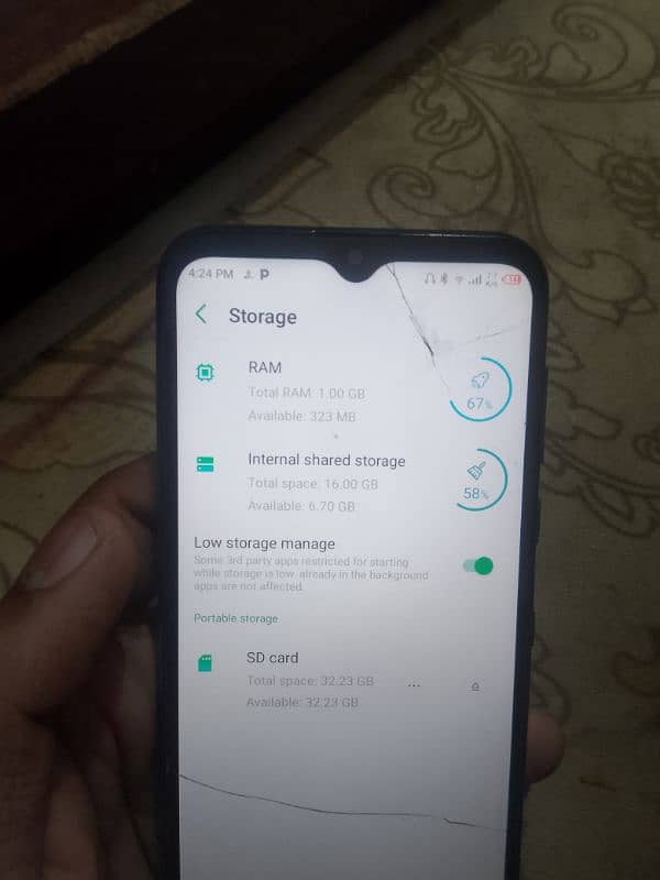 Infinix smart 4 1 16 gb all ok sab kuch sarif tuch brek pik ma dkh lo 0