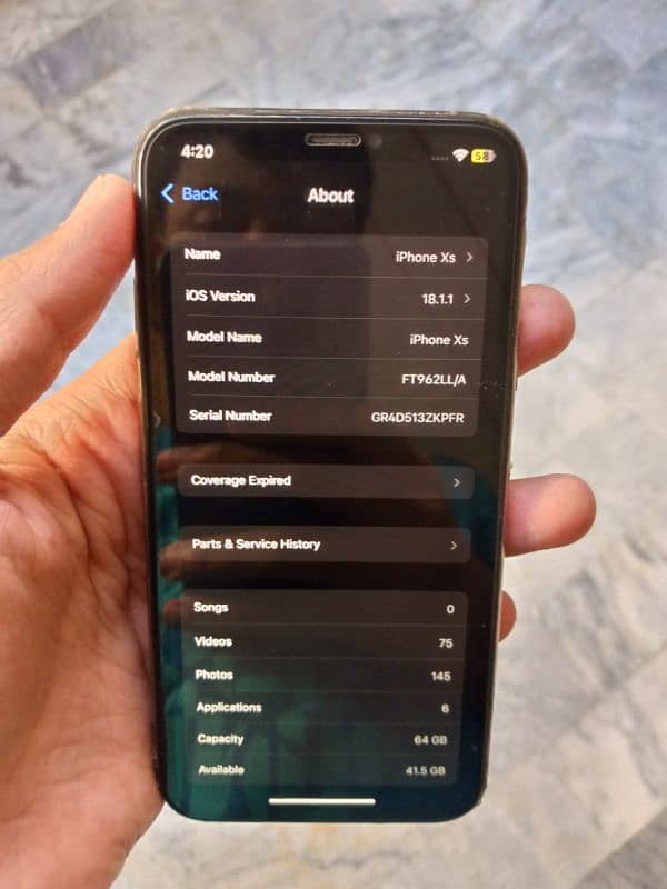 Iphone Xs urgent sale 6