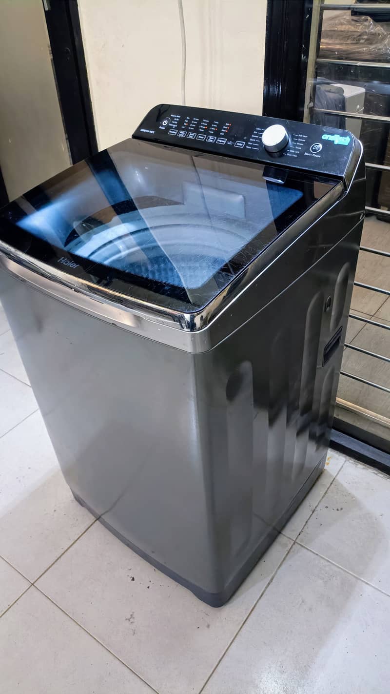 Haier 12 kg Big Size Automatic Washing Machine with Warranty Good Cond 1