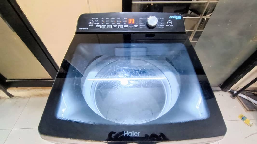 Haier 12 kg Big Size Automatic Washing Machine with Warranty Good Cond 0