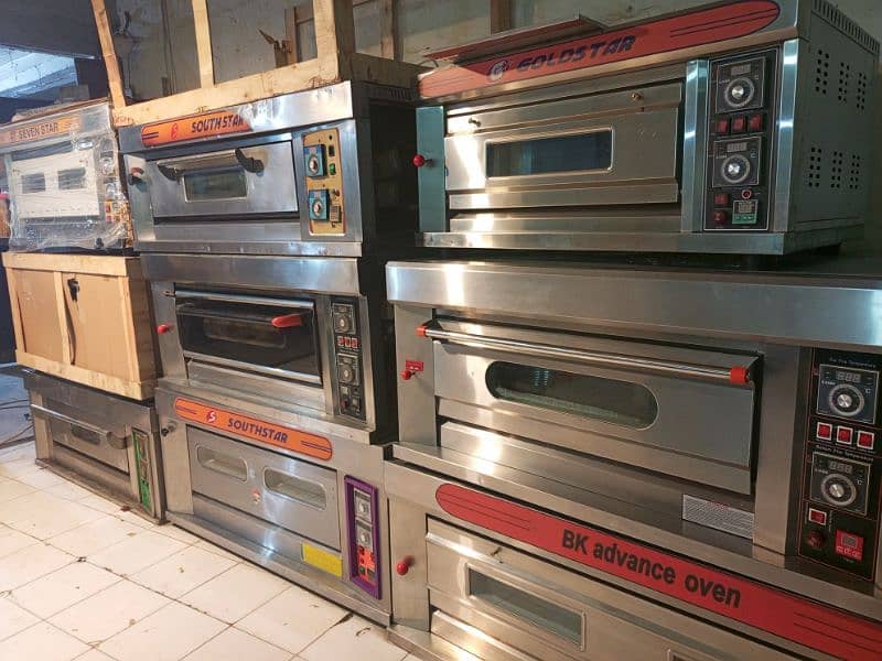 Used seven star pizza oven importad 4 large pizza capacity 52" 6