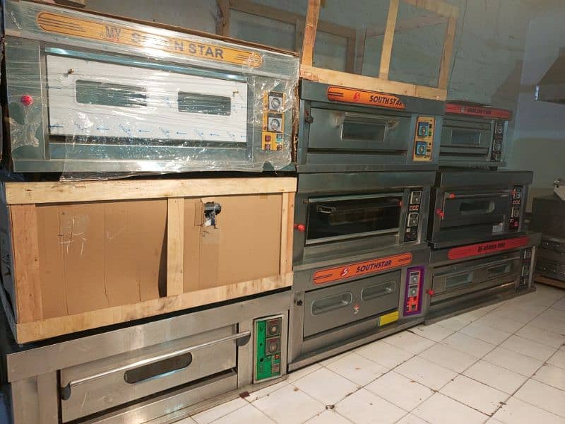 Used seven star pizza oven importad 4 large pizza capacity 52" 7