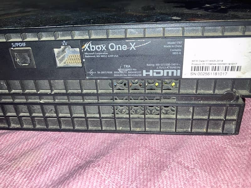 xbox one x 1 tb with games 1