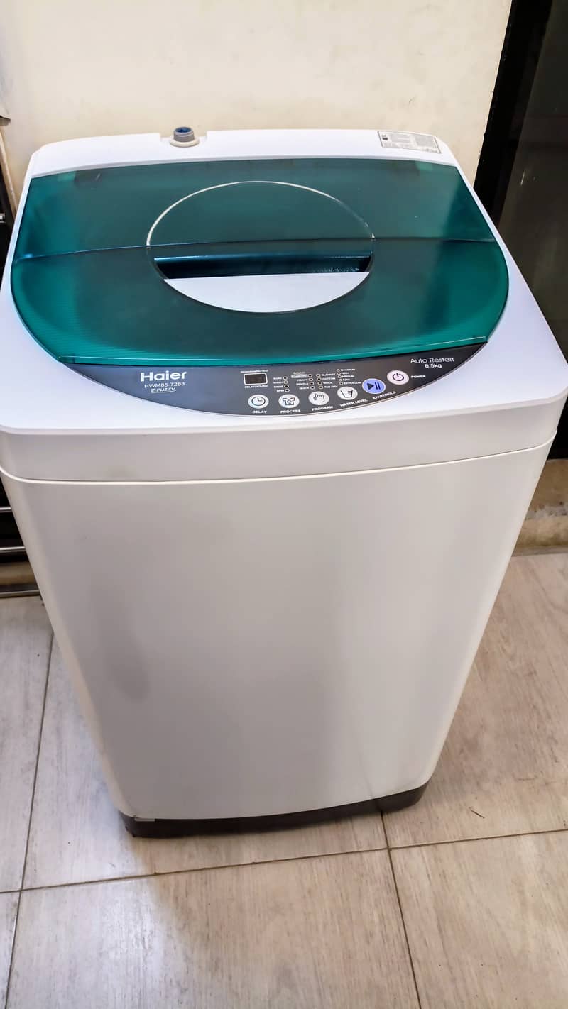 Haier 8.5 kg Like New with warranty Automatic Washing Machine Sale 1