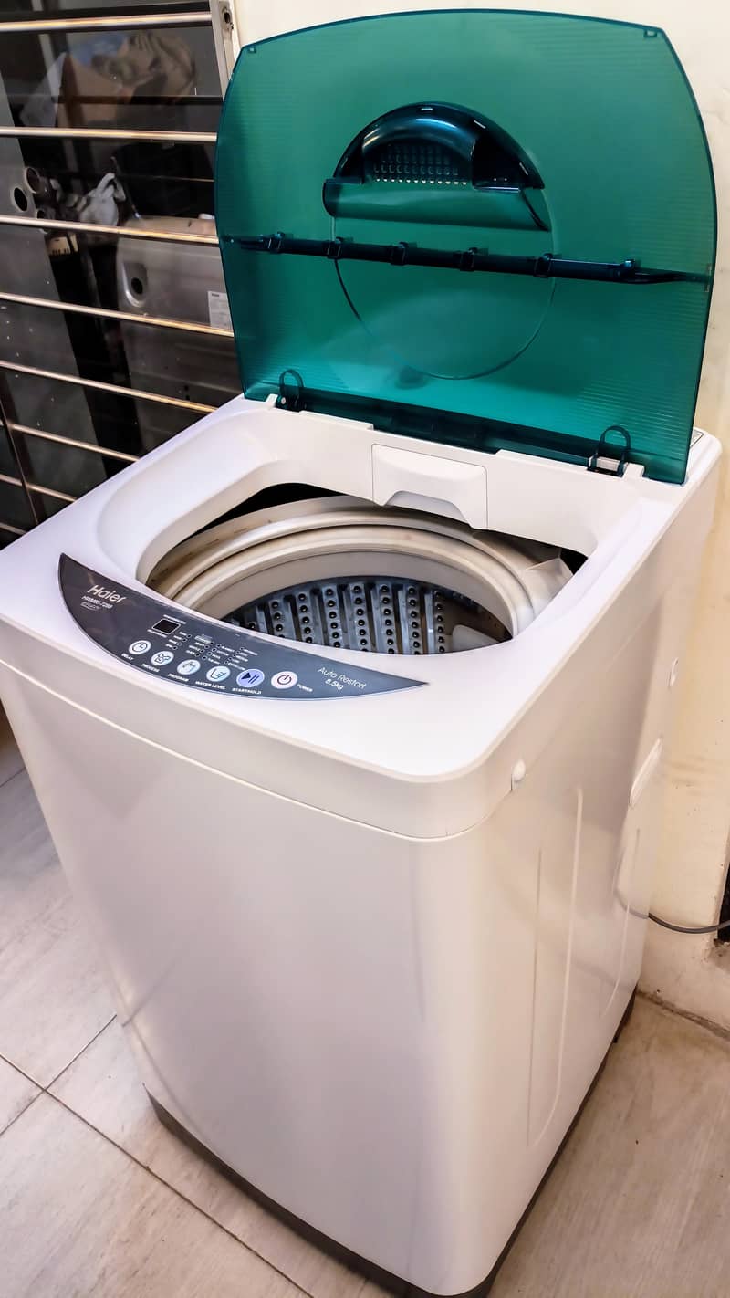 Haier 8.5 kg Like New with warranty Automatic Washing Machine Sale 3