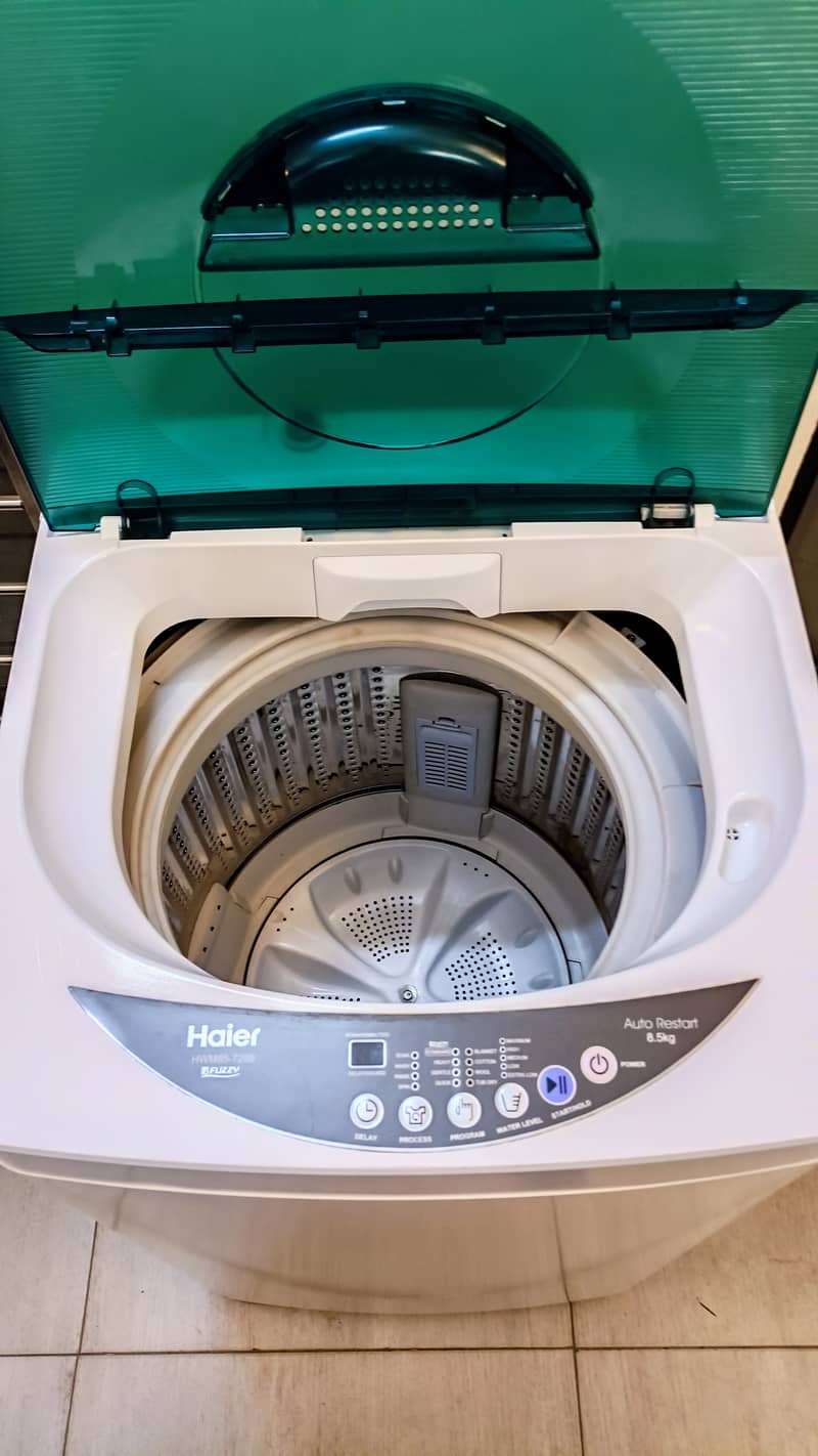 Haier 8.5 kg Like New with warranty Automatic Washing Machine Sale 4