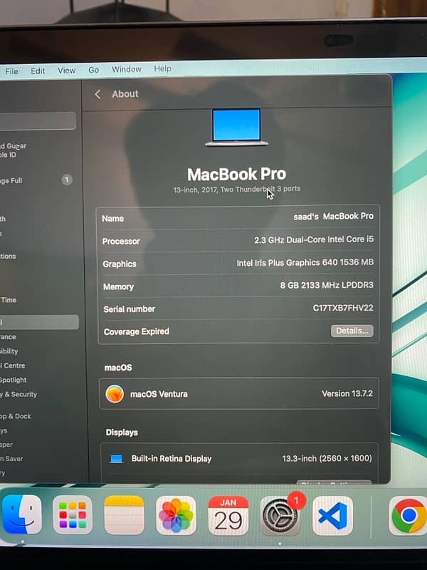 macbook pro 2017 3