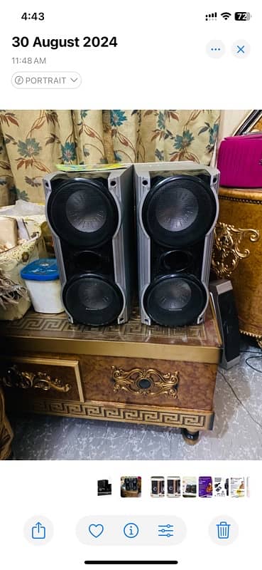 Panasonic home theater 7.1 volume 7 speaker for sale 03115514143 2