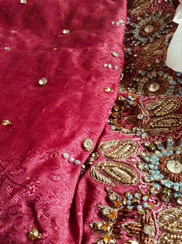 ferozi and pink lengha and long maxi 7