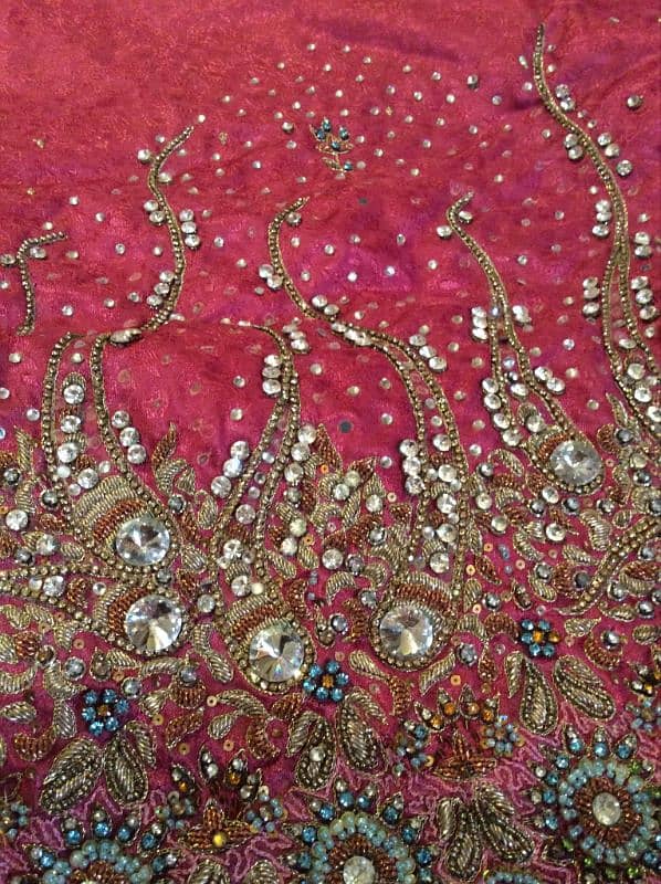 ferozi and pink lengha and long maxi 10