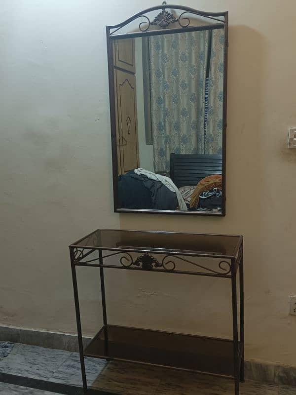 Iron Rectangle Console Mirror 3