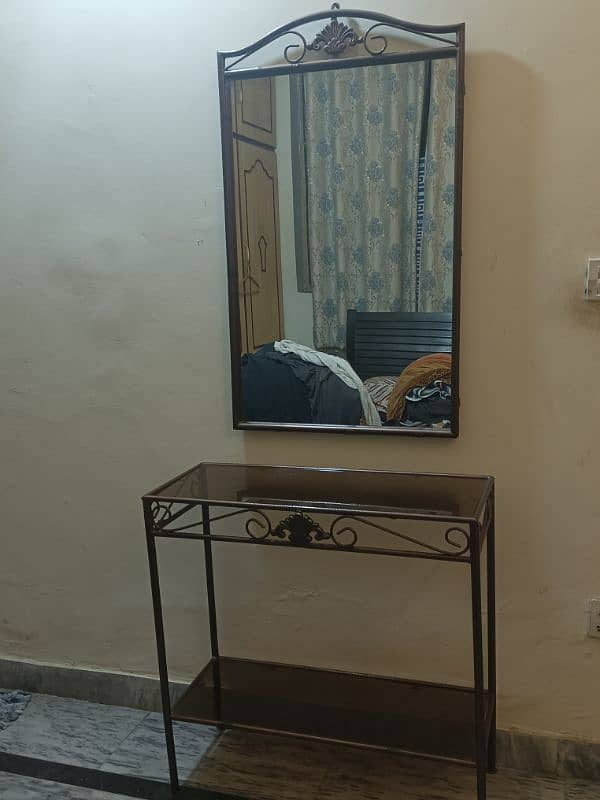 Iron Rectangle Console Mirror 4