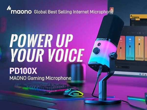 Microphones | Maono PD100U USB Dynamic Microphone | USB Microphones | 1