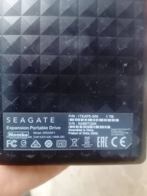 Seagate hard drive 1 TB 1000gb 4