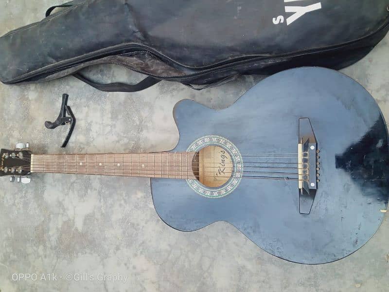 Guitar with bag and Capo 1