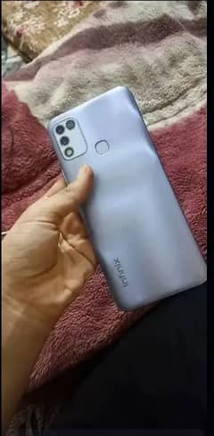 Infinix hot 10 play 4 64 full box 6000 mAh battery urgent sell