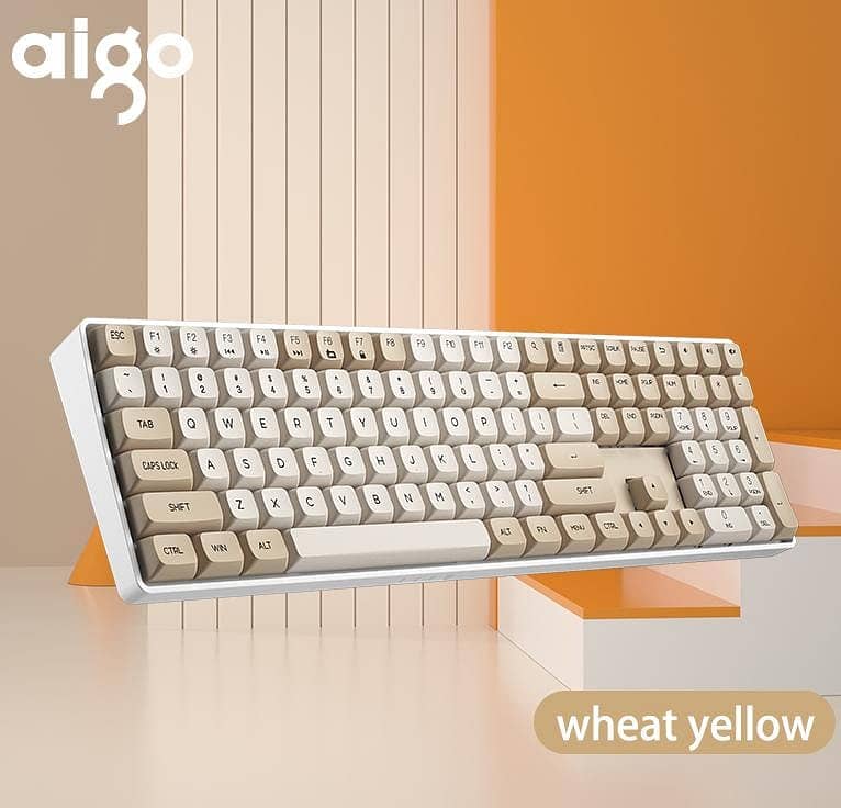 Aigo A108 Blue Switch Hot Swappable Mechanical Keyboard 1