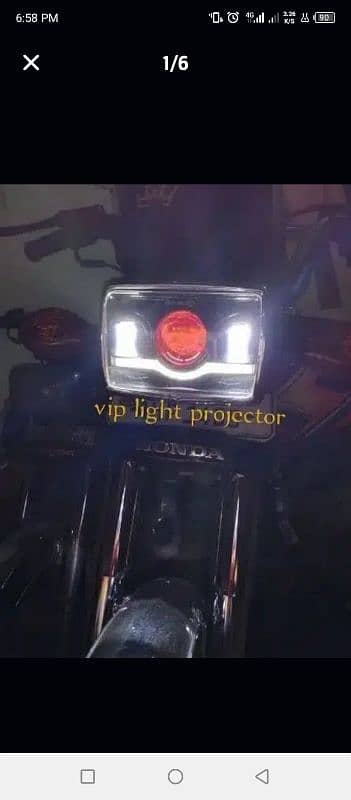 New head light 125 3 function includes vip light made in russia 5