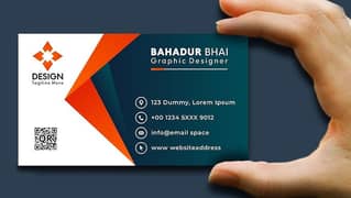 Har Qism ka visiting card banane ka liy Hym sy rabta kare