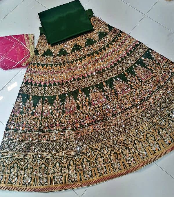 wedding wear lengha choli and dupptta 12